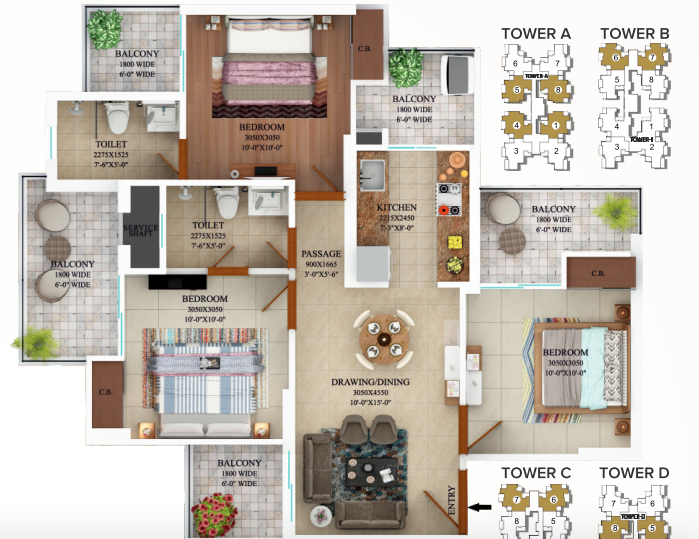 civitech string floor plan